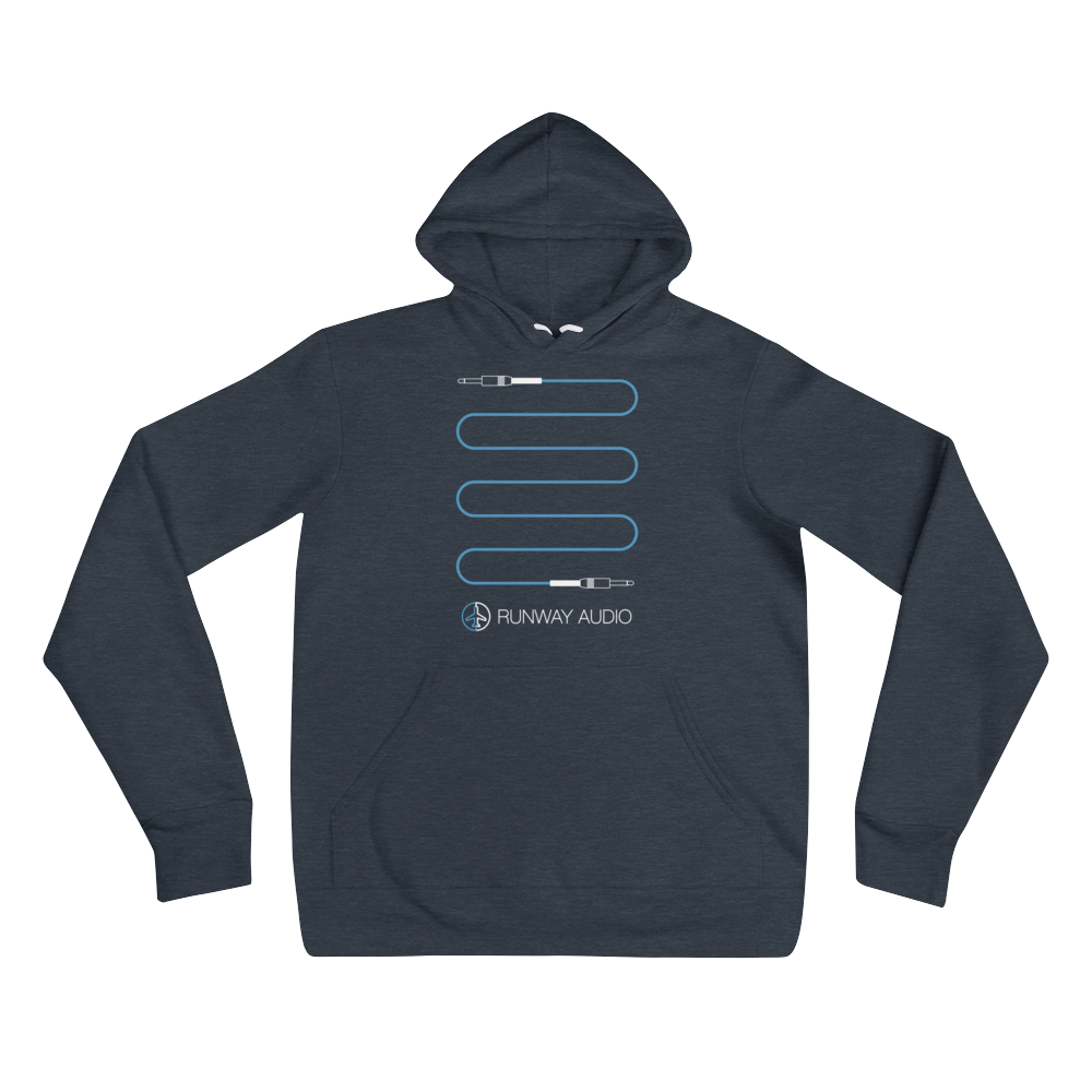Blue High-Quality Instrument Cable Hoodie