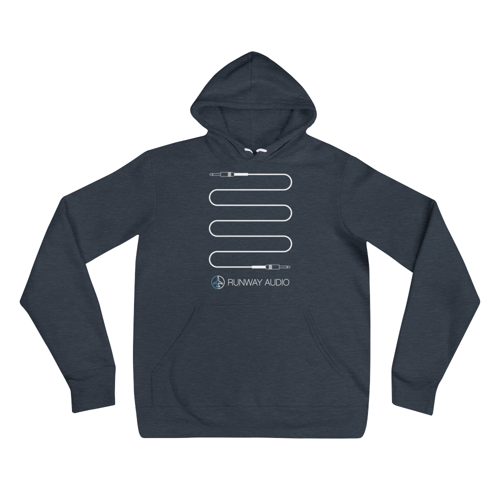 White Out Cable Hoodie Runway Audio